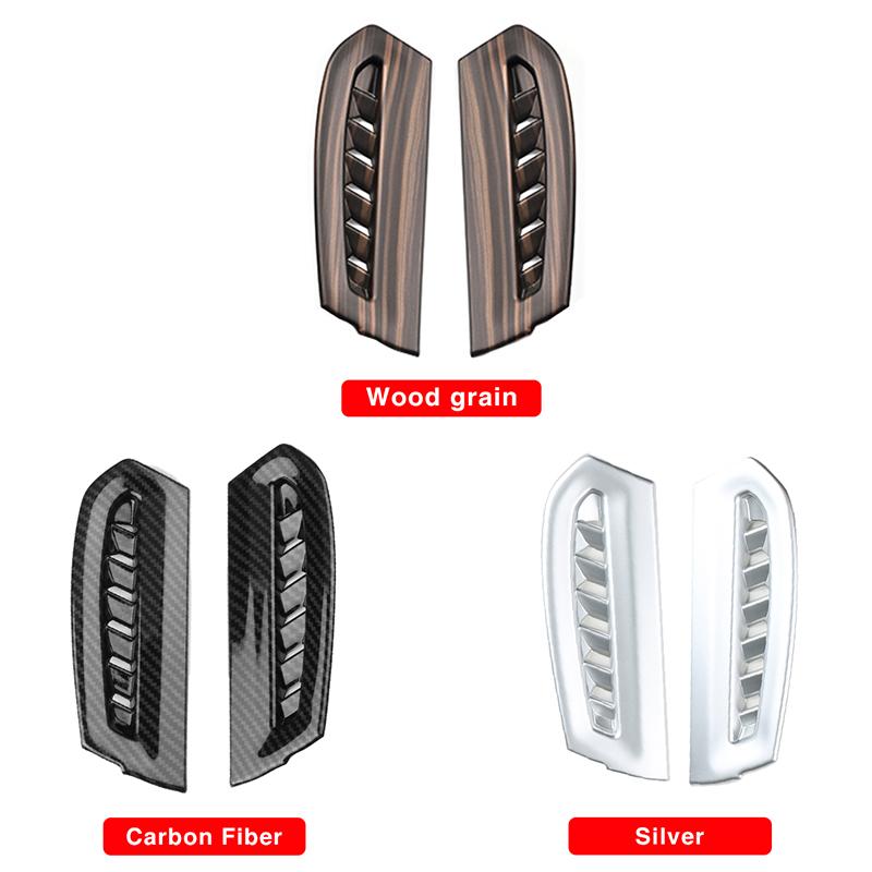 Для Toyota Camry XV70 2018-2024 2024 2024 ABS Автомобильная Центральная Консоль Кондиционер Вентиляционное отверстие Крышка Отделка Украшения Аксессуары