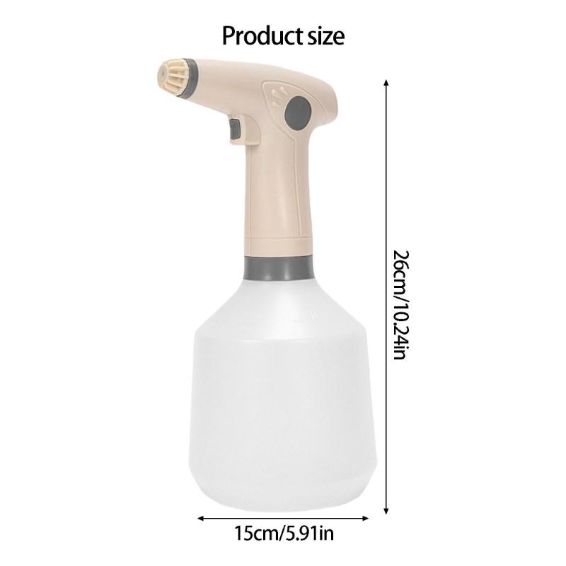 Large Capacity 1 Liter Electric Garden Sprayer Automatic Operations For Effortless Plant Irrigation And Home Cleaning Tasks