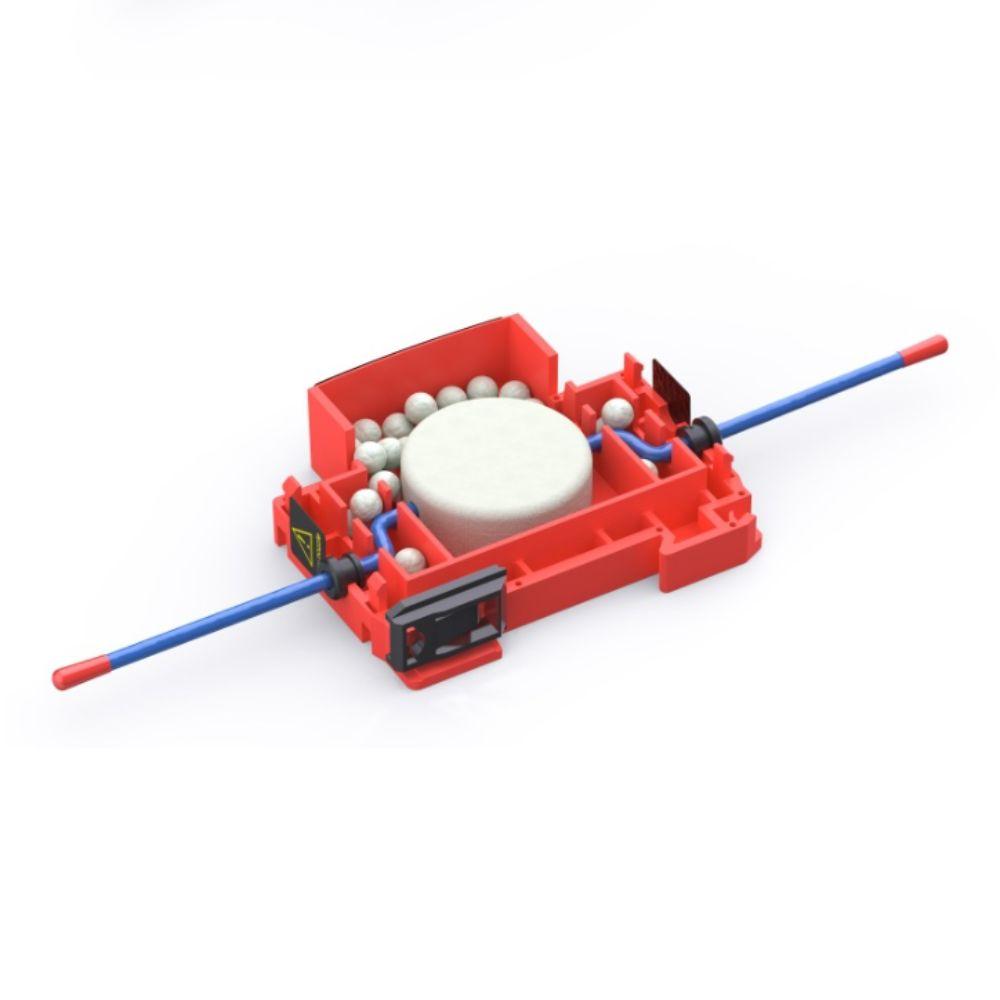 Dual-Line Design Fire Extinguishing Device Dual Line Retardant Device Car Engine Compartment