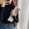Undercover рубашка для женщин Внутренний на весну и осень Ухо полувысокий ворот свитер трикотажный топ