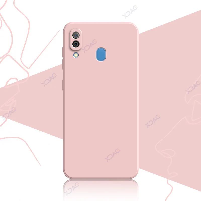 Роскошные модные милые чехлы-накладки для Samsung Galaxy A20 A30 M10S 360, мягкие квадратные жидкие силиконовые чехлы, чехлы для SamsungA30 Armor