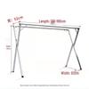 miflame Foldable Double Pole Drying Rack