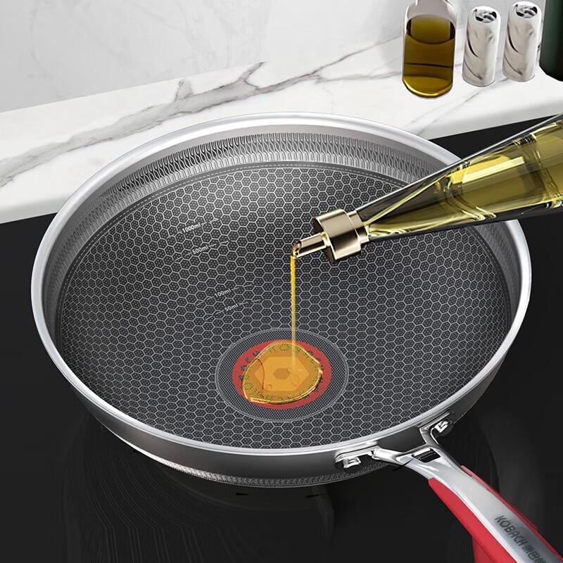 Kangbah Red Dot Honeycomb Stainless Steel 3-Piece Cookware Gift Set