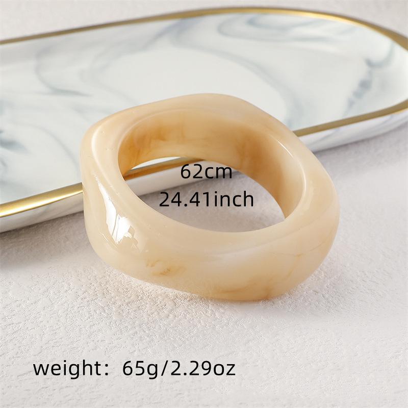 Нерегулярный градиентный полупрозрачный акриловый геометрический браслет-манжета