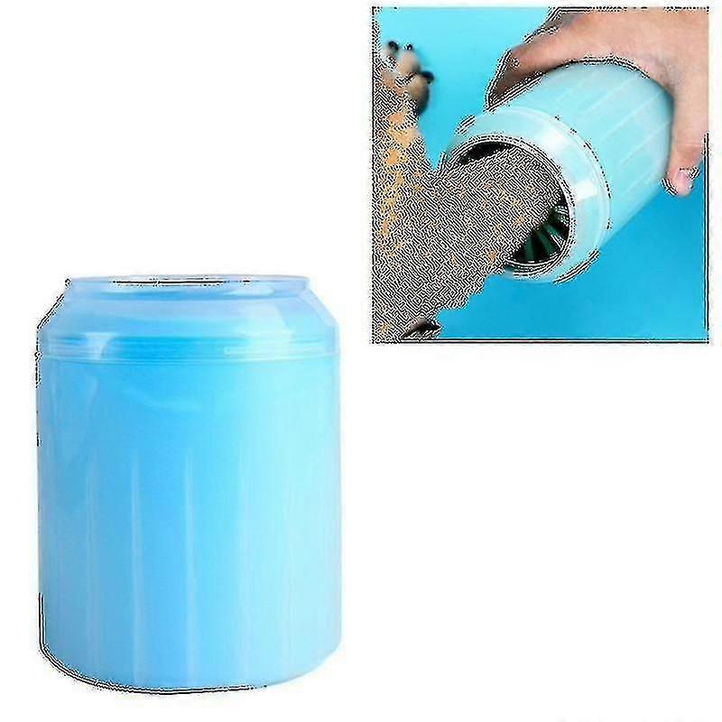 Pet Cat Dog Foot Clean Cup Cleaning Tool Silicone Washing Cup, Size: 11.5x8.5x8.5cm (blue)