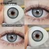 Eyeshare Colored Contact Lenses Brown Comfortable Fashion Contact Lenses Green Natural Colored Contact Lenses Blue Annual Cosmetic Lenses 1 Pair