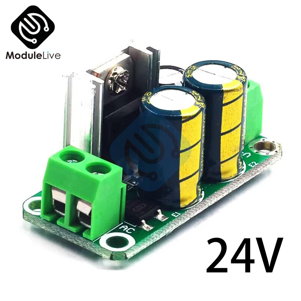 Модуль регулируемого источника питания постоянного тока DC 5V 6V 9V 12V 15V 24V Плата выпрямителя и фильтра 7805/7809/7812 1A Для аудиоусилителя