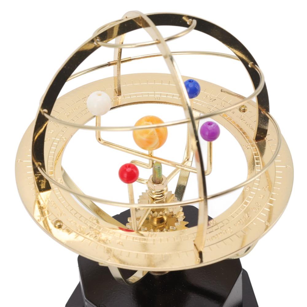 Iron Orrery Model Rotating Mechanical Solar System Model Solar System Model Desk Decor