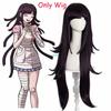 Danganronpa Mikan Tsumiki, костюм для косплея с париком, аниме, Хэллоуин, отчаяние, Ultimate, униформа медсестры, костюм горничной, полный комплект для женщин