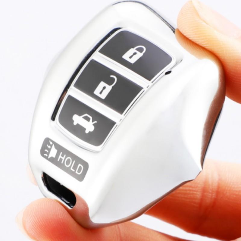 ТПУ автомобильный чехол для ключей с 4 кнопками для Honda Accord CRV Civic Jazz HR-V HRV 2013 2014 2015 2016 аксессуары для защиты ключей