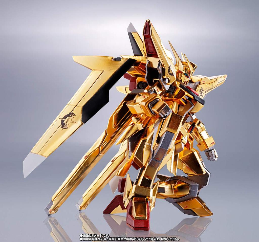 BANDAI SPIRITS METAL ROBOT Spirits Akatsuki Gundam with Sea 140mm Painted Movable Figure <SIDE MS> (equipped Steller's Eagle) Approx. ABS&PVC&diecast