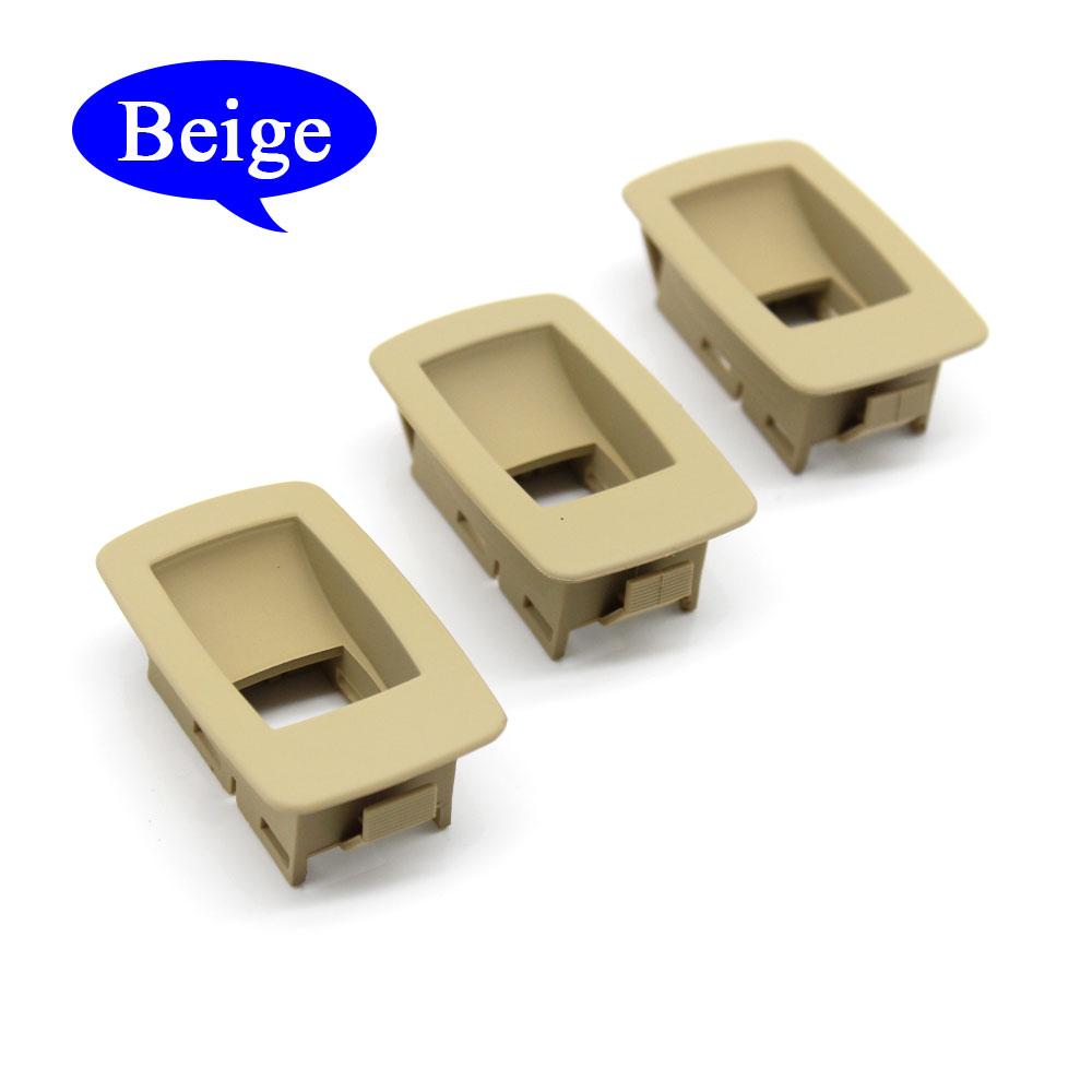 Car Front Rear Paasenger Door Window Switch 3PCS Cover Panel Replacement For BMW 3 Series E90 E91 316 318 320 325 328i