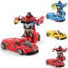 Plastic Childrens Deformation Car Toy With Inertia Drive For Early Learning And Parentchild Interaction