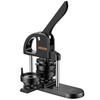 Button Maker Machine 1"/1.25"/2.25"(25/32/58 mm) Pin Maker Black, with 300pcs Button Parts, Circle Cutter and Magic Book, Ergonomic Handle, for DIY