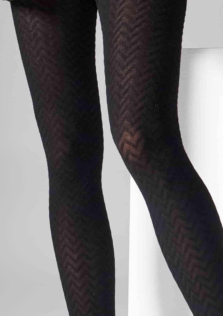 Rajstopy z kaszmirem i wiskozą czarne L2011 Cashmere Viscosa Legs