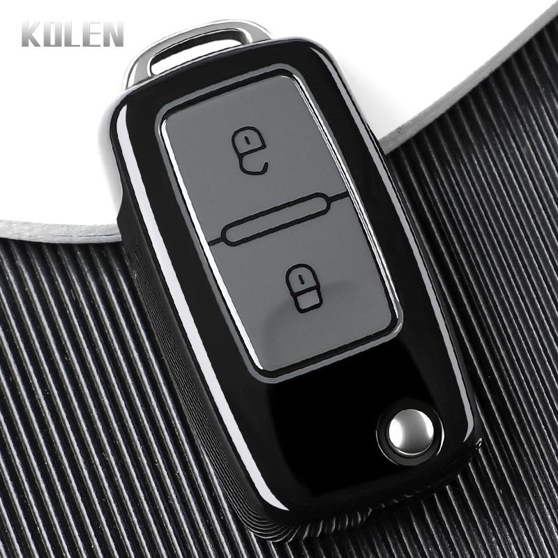 Новый ТПУ Чехол для Ключа Автомобиля Для Vw Volkswagen Polo Tiguan Passat B5 B6 B7 Golf 4 5 6 Jetta Lavida Skoda Octavia Seat Leon Altea