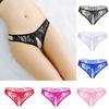 Sexy Women Lace Soft See Through Crotchless Briefs G-string Underwear Gift