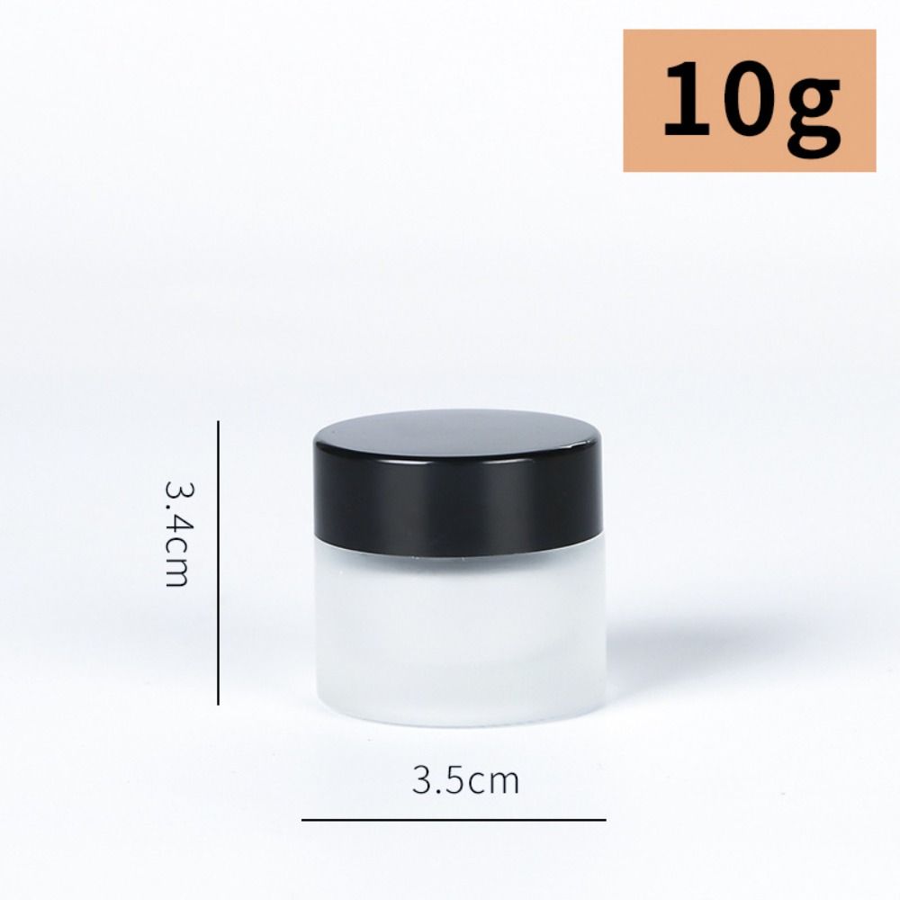 Серебряные/Золотые/Черные/Белые Баночки для крема для лица Пустая баночка для макияжа Косметический контейнер
