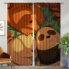 Шторы для гостиной Шторы для комнаты 2 панели Мы голые медведи Хэллоуин украшения Оттенки Разделение Домашний интерьер Шторы