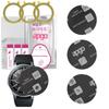 3x Apgo MATTE Hybrid Glass Screen Protector for Samsung Galaxy Watch 46MM, Tempered Glass Substitute, Non-cracking