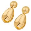 Metal Large Earrings Golden Women Jewelry Retro Geometric Earrings  Party Travel Gift