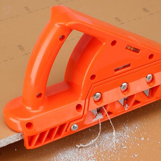 Drywall Chamfer Plasterboard Fast Cutter Hand Planer Ergonomic Handle Widely Used 45/60 Degree Plasterboard Planing Tool with Sharp Blades