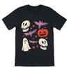 Halloween Ghost Skeleton Skull Halloween Black T Shirt Gift For Friends