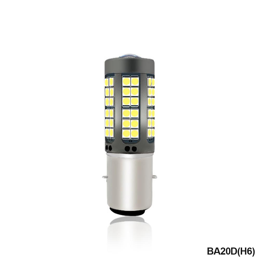 Светодиодные лампы BA20D H4 P15D для мотоциклов с чипами 3030 20000LM 25W Hi Lo, фара для мотоцикла, DRL, яркая, подключай и работай