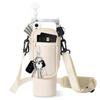 40oz Ice Cup Holder Thermal Bottle Holder Cup Bag Water Bottle Bag Customized Cup Holder Crossbody Cup Bag Cream White