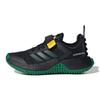 LEGO X Sport J Black Green Kids Sneakers Core-Black Equipment-Yellow FZ5441