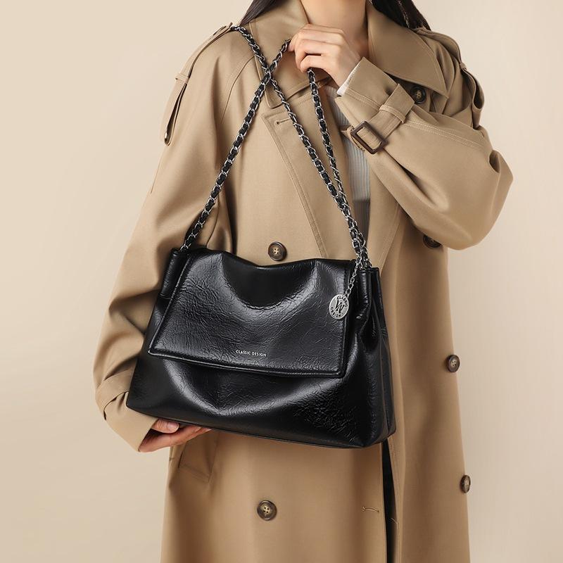 Tote Bag Women's New Autumn and Winter High-end Large Capacity Wandering Bag Chain Shoulder Crossbody Bag