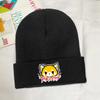 Aggretsuko Knitted Hat Beanie Autumn Winter Hats Warm  Color Retsuko Anime Panda Death Metal Cap Unisex Women Gift
