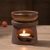 Essential Oil Burners Ceramics Wax Melter Aromatherapies Diffuser and Tealight Candle Holder Set for Home Bedroom Decors