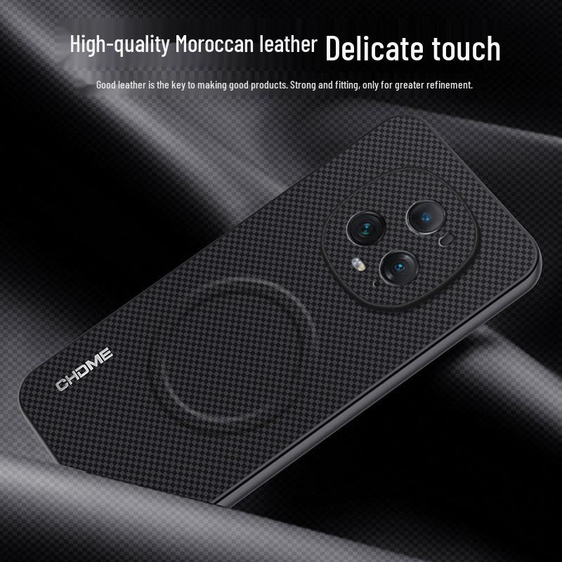 Защитный чехол с полным покрытием и защитой от падения для Honor Magic 5 с магнитной застежкой, текстурированный дизайн для мужчин и женщин