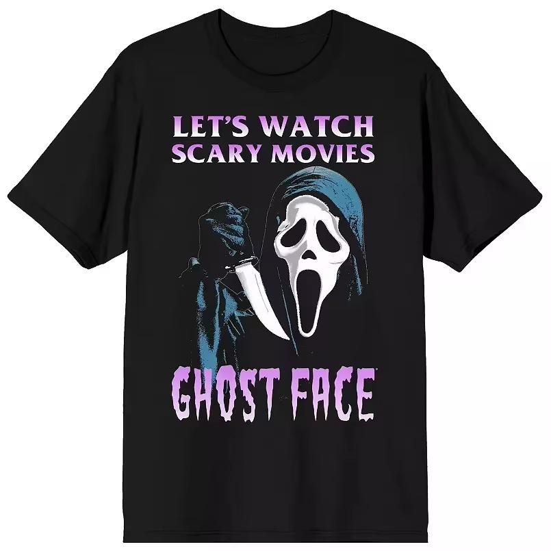 2025 New Summer Top Ghostface T-Shirt Printed T-Shirt Women's Hip Hop Streetwear Oversized T-Shirt Fashion T-Shirt Men's T-Shirt