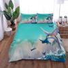 Starfish Seashell Beige Tropical Beach Ocean Duvet Cover Set Single Twin Double Queen King Cal King Size Bed Linen Set