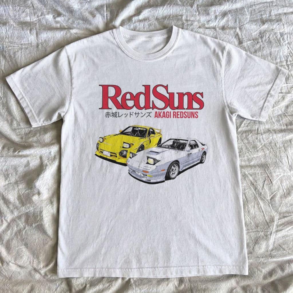 Initial D RedSuns akagi RX7 Keisuke Takahashi Comfort Colors Unisex Shirt
