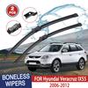 Щетки стеклоочистителя для Hyundai Veracruz IX5 2006-2012 лобовое стекло чистое окно лобовое стекло автозапчасти автомобильные щетки для дождя 24''+20''