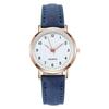 Trendy Unisex Simple Ladies Watch Casual Leather Belt Quartz Clock Wristwatches Small Dial New Women Girl Fashion