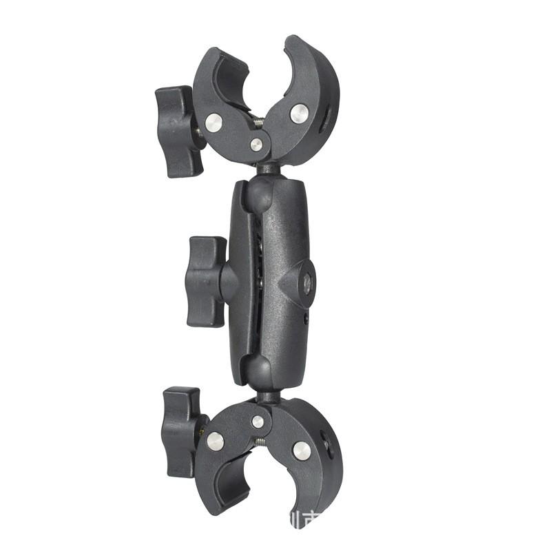 Motorcycle Handlebar Windshield Mount Bracket With 25mm Ball Head GoPro Action Camera Smartphone