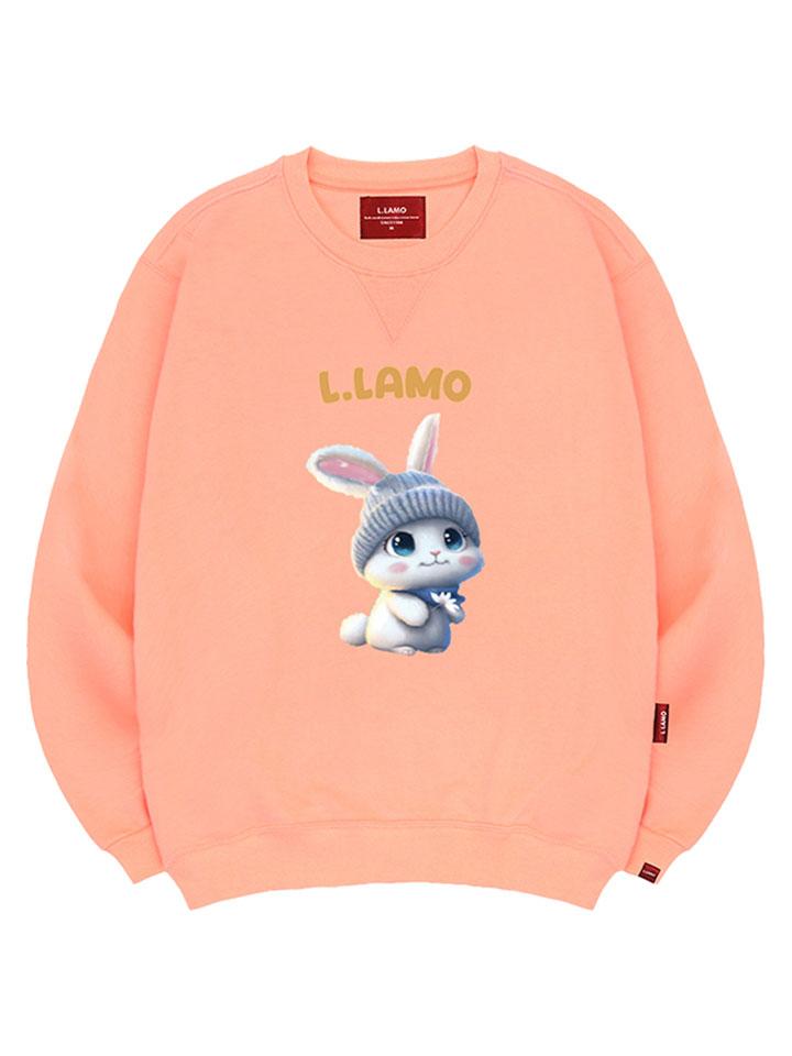 Свитшот Ellamo Lamorabbit Унисекс Большого Размера S~4XL (Тип А)