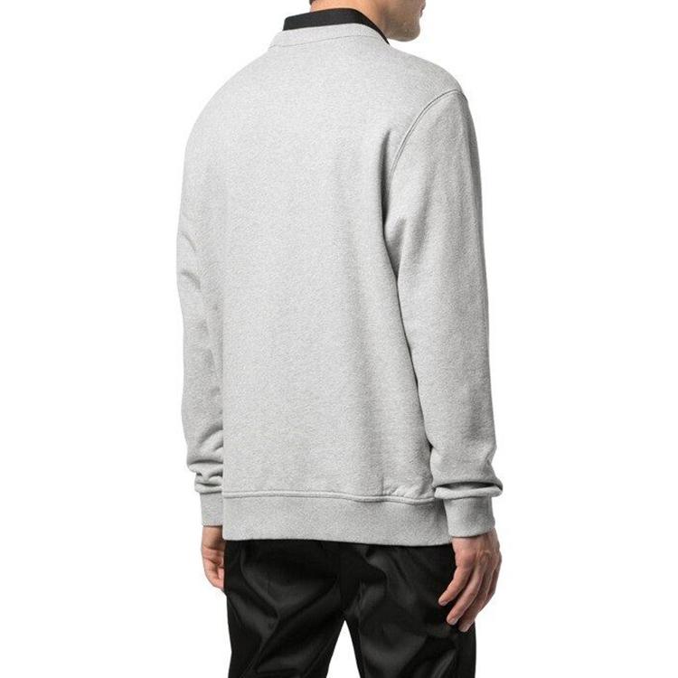 Burberry Sweatshirts Men's Gray Crew Neck Moderate Regular 80166761