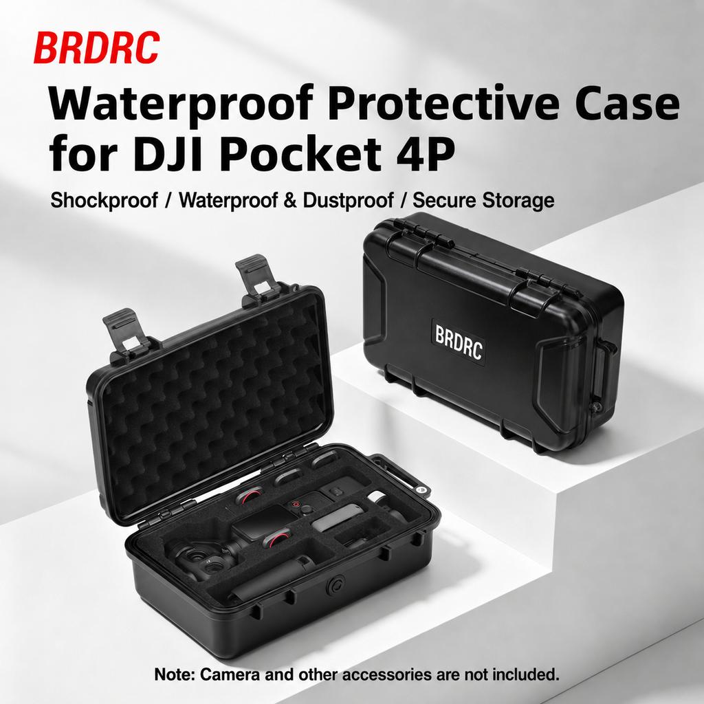 Портативный жесткий кейс для DJI Osmo Pocket 1 Pro, водонепроницаемый, брызгозащищенный, ударопрочный, органайзер для хранения, аксессуар для путешествий на открытом воздухе
