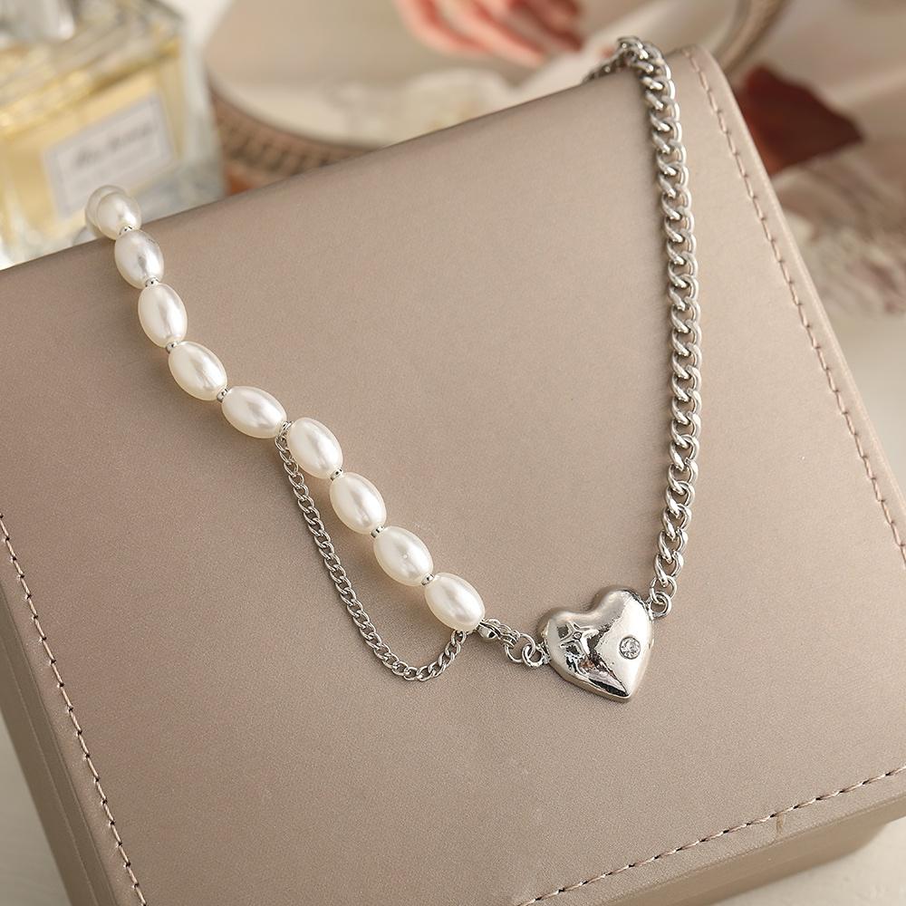IF ME Fashion Necklaces Heart Pendant Choker Women Jewelry Accessories