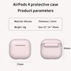 Новый чехол для Apple Airpods 4, силиконовый защитный чехол с портом зарядки, пылезащитная заглушка для наушников Airpods 4