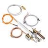 Gas Pilot Assembly, OE 4021-732, 25660 Fireplace Gas Pilot Assembly, Natural Gas Ignition Replacement with Pilot Tube, Thermocouple, Thermopile,