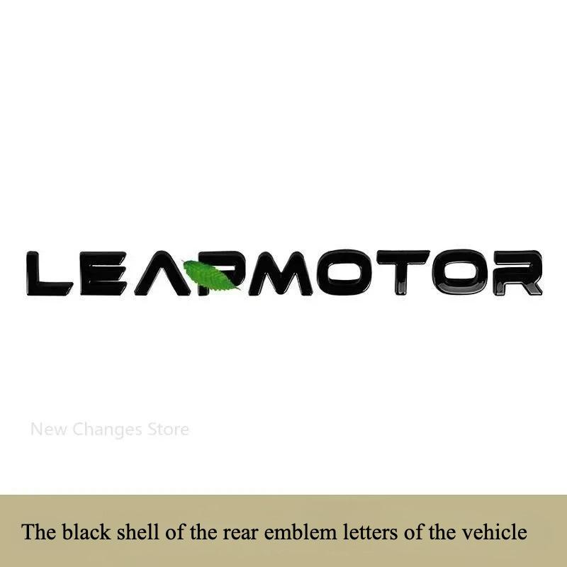 For Leapmotor Lafa‑5(B05) Front Bonnet Badge Rear Trunk Letter Emblem Black Warrior Personalized 3D Badge Upgrade Accessories