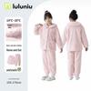 Lulu Niu Girls' Flannel Pajamas - Autumn/Winter Cozy and Thickened Coral Fleece Homewear for Kids