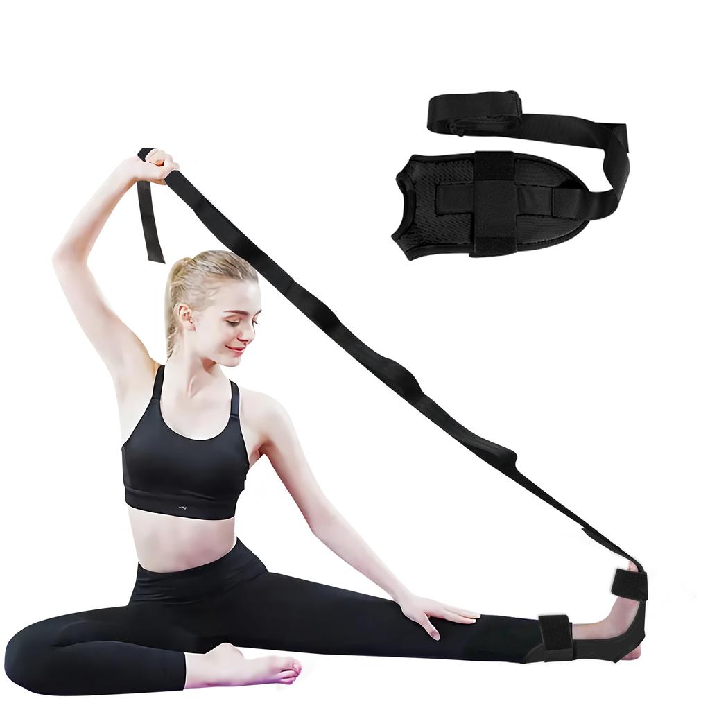 Fascia Stretcher Finally Flexible Again Yoga Strap Fasciitis Leg Training and Exercises Dance Gymnastics Ballet Stretching