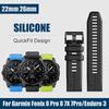 Силиконовый ремешок для часов 22 мм 26 мм для Garmin Fenix 8 Pro 8 7X 7Pro/Instinct 2X/Tactix 8 7/Enduro 3 2 Замена ремешков для умных часов